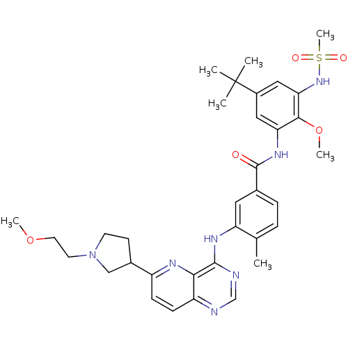 Chemical structure of BindingDB Monomer ID 104874