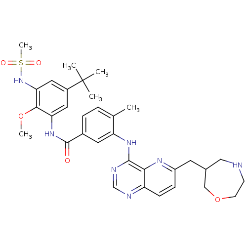 Chemical structure of BindingDB Monomer ID 104876