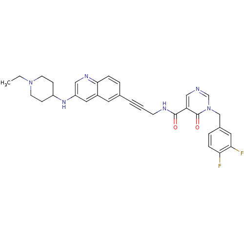 Chemical structure of BindingDB Monomer ID 105304