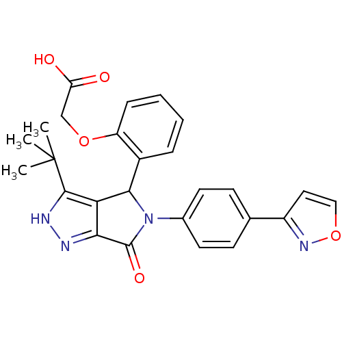 Chemical structure of BindingDB Monomer ID 106116