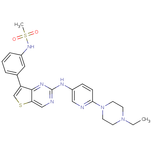 Chemical structure of BindingDB Monomer ID 106673