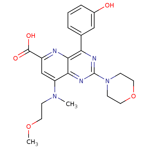 Chemical structure of BindingDB Monomer ID 109290
