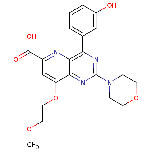 Chemical structure of BindingDB Monomer ID 109291