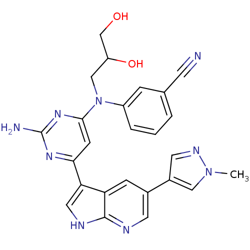 Chemical structure of BindingDB Monomer ID 117042