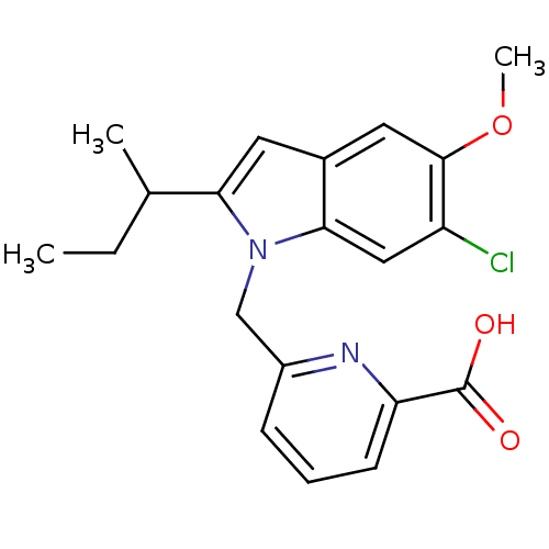 Chemical structure of BindingDB Monomer ID 119483