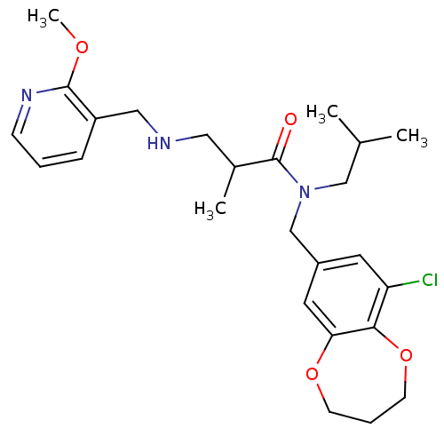 Chemical structure of BindingDB Monomer ID 121156
