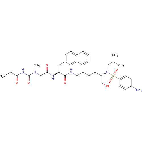 Chemical structure of BindingDB Monomer ID 122974