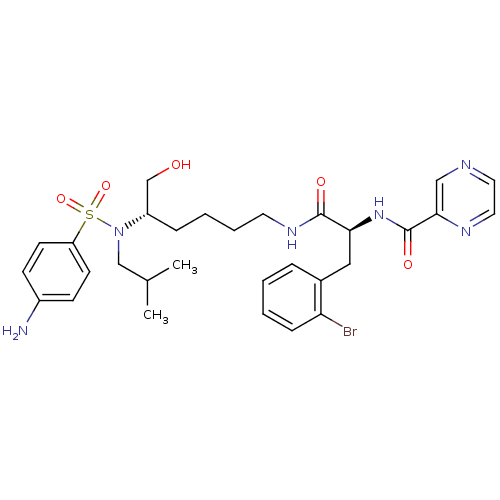 Chemical structure of BindingDB Monomer ID 122985