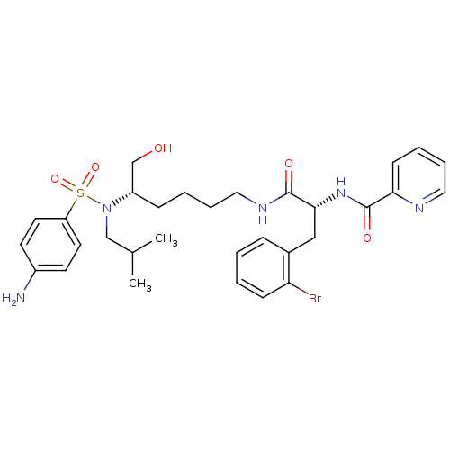 Chemical structure of BindingDB Monomer ID 122986