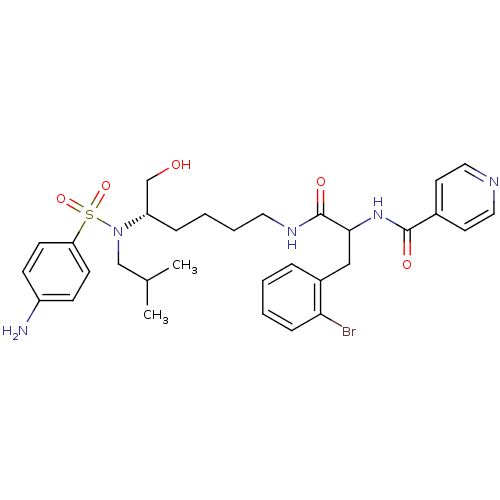 Chemical structure of BindingDB Monomer ID 122989