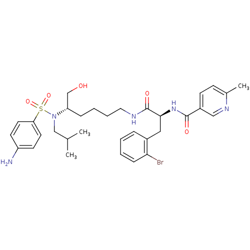 Chemical structure of BindingDB Monomer ID 122991