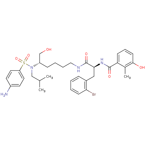 Chemical structure of BindingDB Monomer ID 122996
