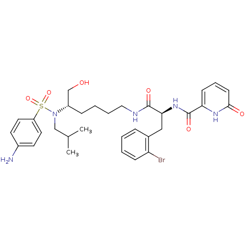 Chemical structure of BindingDB Monomer ID 122997