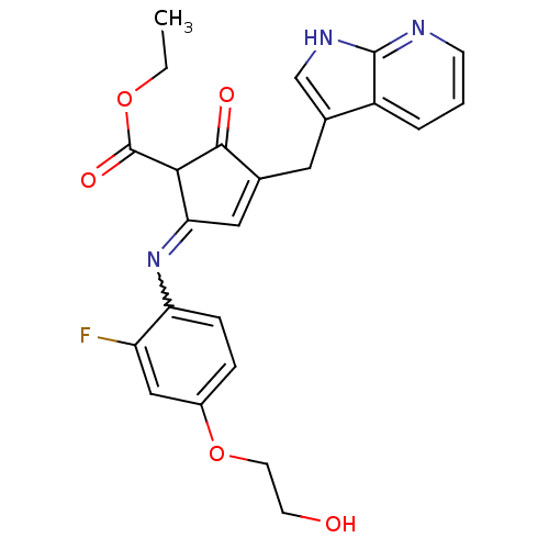 Chemical structure of BindingDB Monomer ID 123136