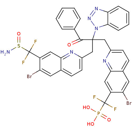 Chemical structure of BindingDB Monomer ID 124221