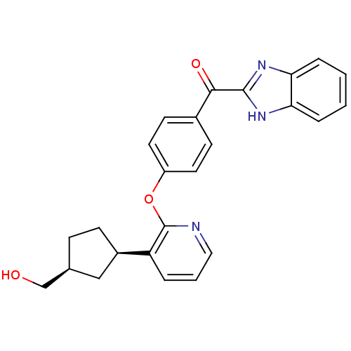 Chemical structure of BindingDB Monomer ID 124540