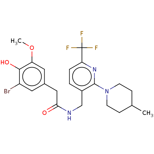 Chemical structure of BindingDB Monomer ID 127310