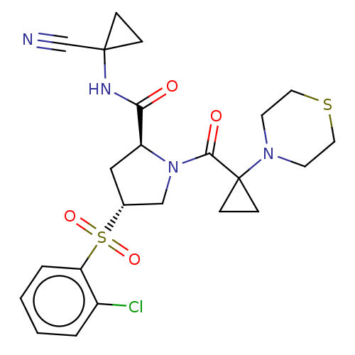 Chemical structure of BindingDB Monomer ID 129694