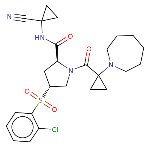 Chemical structure of BindingDB Monomer ID 129707