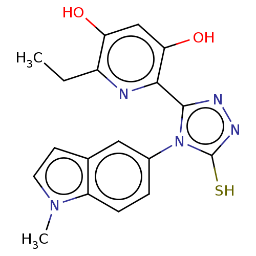 Chemical structure of BindingDB Monomer ID 131782