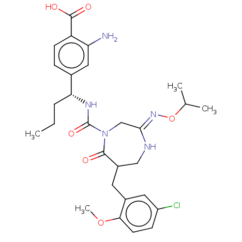 Chemical structure of BindingDB Monomer ID 134255