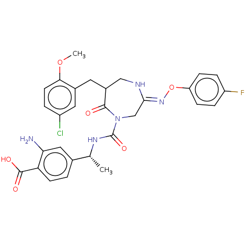Chemical structure of BindingDB Monomer ID 134261