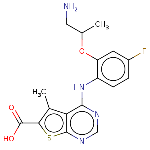 Chemical structure of BindingDB Monomer ID 136163