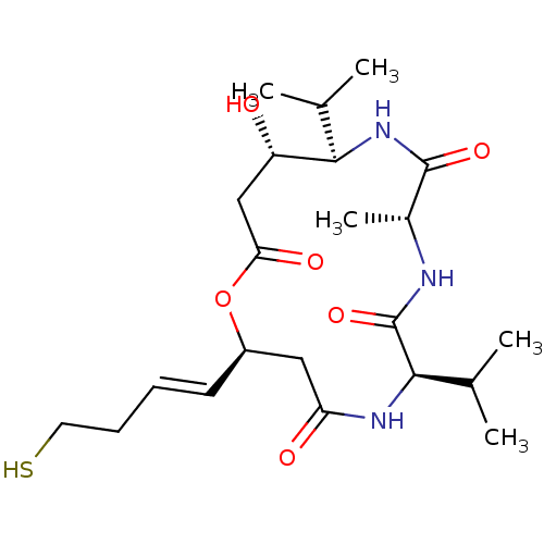 Chemical structure of BindingDB Monomer ID 136702