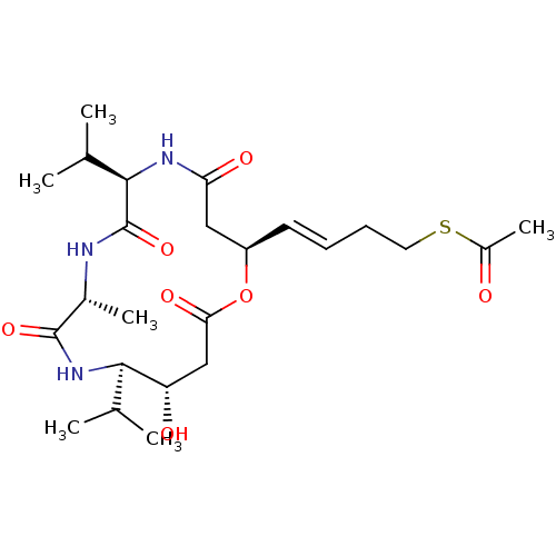 Chemical structure of BindingDB Monomer ID 136703