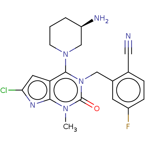 Chemical structure of BindingDB Monomer ID 140273