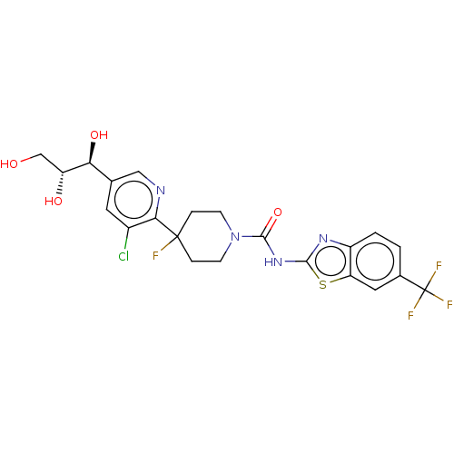 Chemical structure of BindingDB Monomer ID 141519