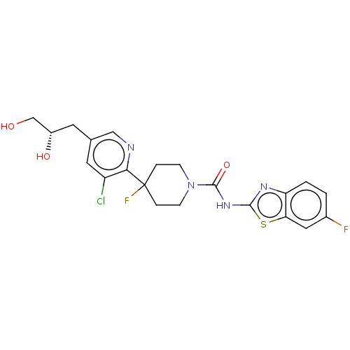 Chemical structure of BindingDB Monomer ID 141527