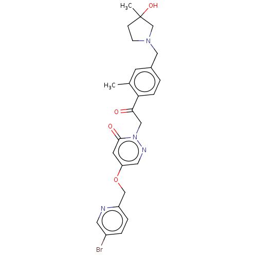 Chemical structure of BindingDB Monomer ID 142219