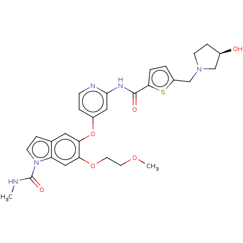 Chemical structure of BindingDB Monomer ID 142319