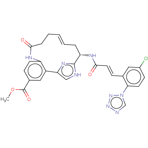 Chemical structure of BindingDB Monomer ID 142886