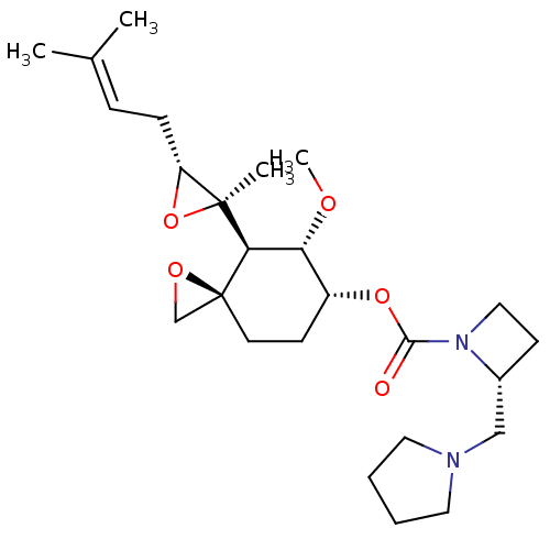 Chemical structure of BindingDB Monomer ID 150542