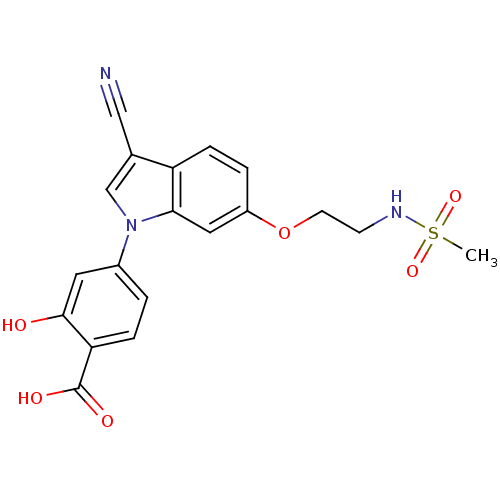 Chemical structure of BindingDB Monomer ID 153090