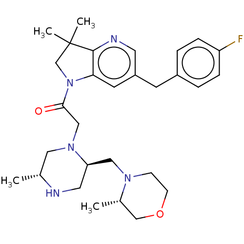 Chemical structure of BindingDB Monomer ID 156189
