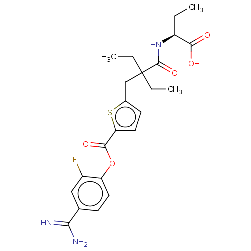 Chemical structure of BindingDB Monomer ID 158100