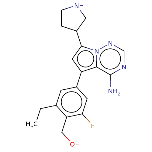 Chemical structure of BindingDB Monomer ID 160309
