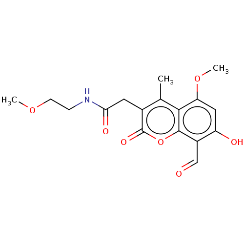 Chemical structure of BindingDB Monomer ID 160454