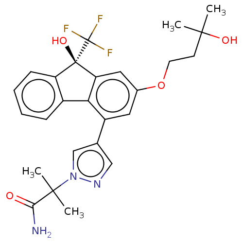 Chemical structure of BindingDB Monomer ID 160542
