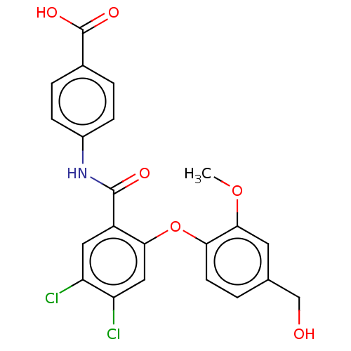 Chemical structure of BindingDB Monomer ID 160956