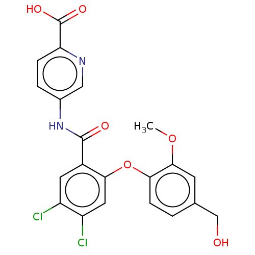 Chemical structure of BindingDB Monomer ID 160974