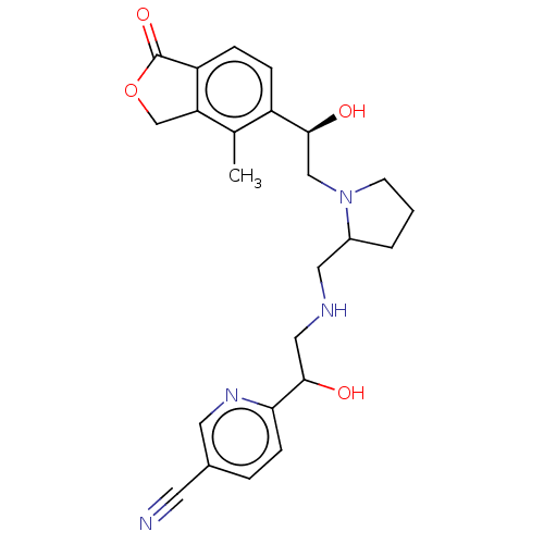 Chemical structure of BindingDB Monomer ID 161036