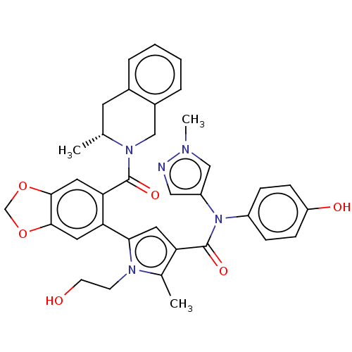 Chemical structure of BindingDB Monomer ID 161492
