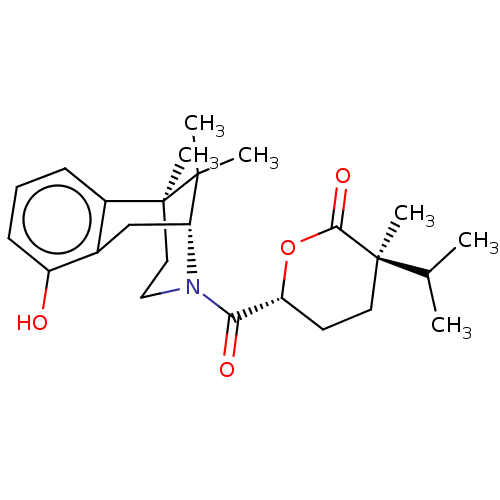 Chemical structure of BindingDB Monomer ID 166820