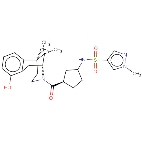 Chemical structure of BindingDB Monomer ID 166860