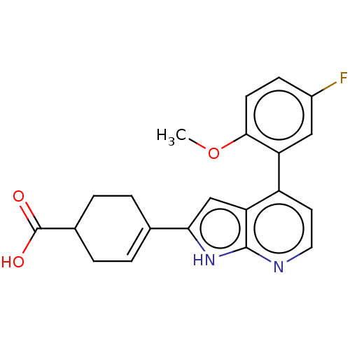 Chemical structure of BindingDB Monomer ID 167732