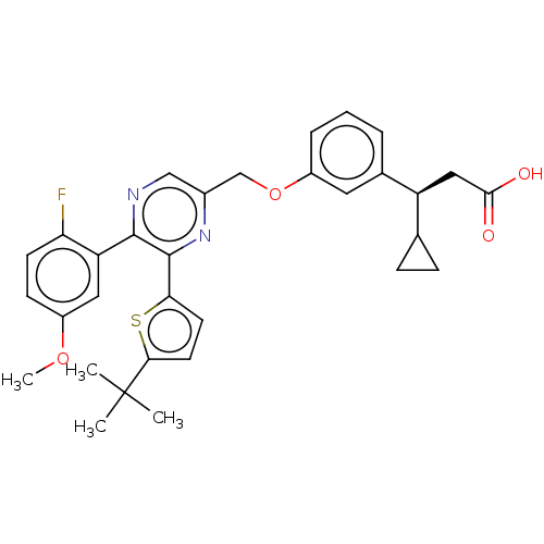 Chemical structure of BindingDB Monomer ID 168155